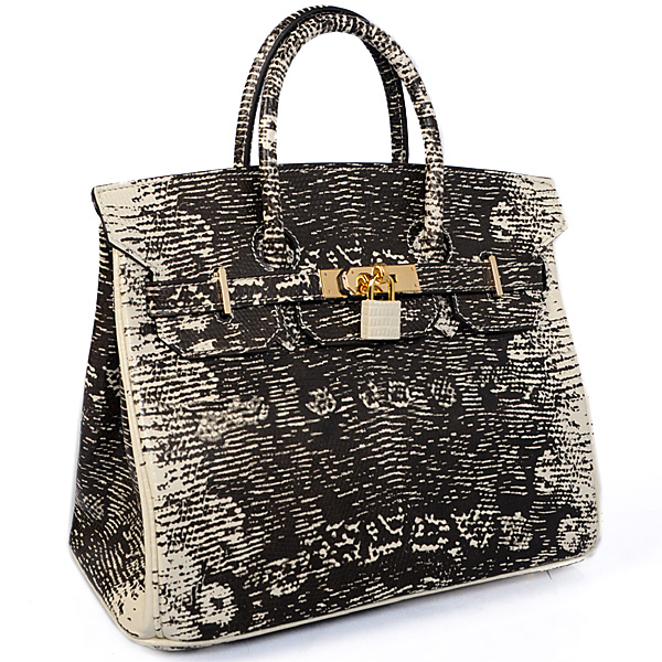 Hermes Birkin 30CM Tote Bags Lizard Leather Gold hardware