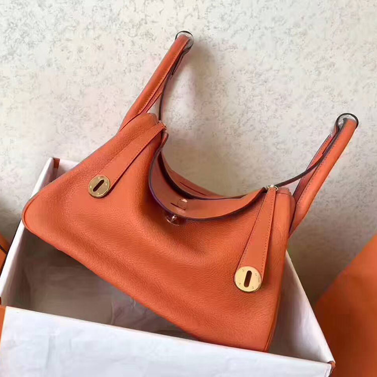 Hermes Lindy 26cm Original Leather Shoulder Bag H1058