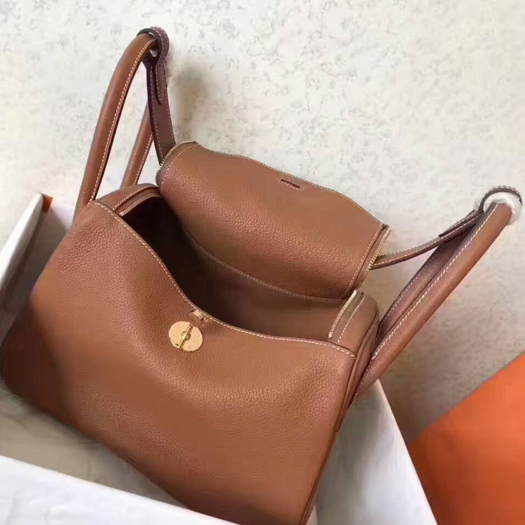 Hermes Lindy 26cm Original Leather Shoulder Bag H1058