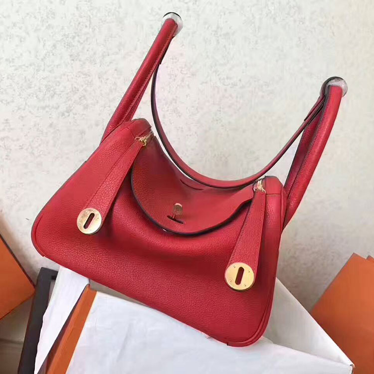 Hermes Lindy 30cm Original Leather Shoulder Bag H1057