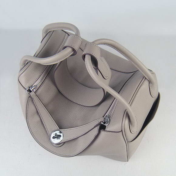 Hermes Lindy 34CM Shoulder Bag Gray H1056