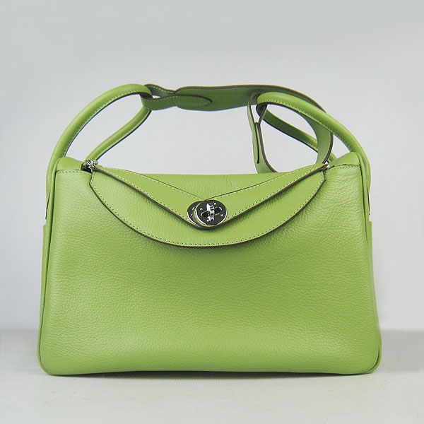 Hermes Lindy 34CM Shoulder Bag Green 6208