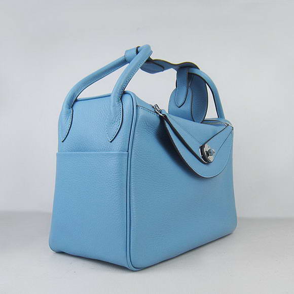 Hermes Lindy 34CM Shoulder Bag Light blue H1056