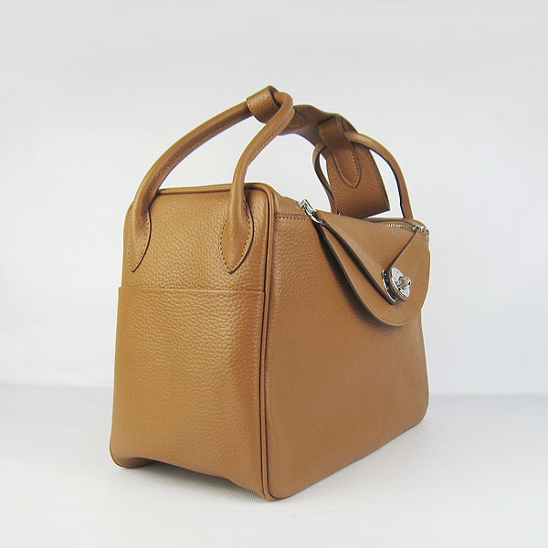 Hermes Lindy 34CM Shoulder Bag Light brown H1056