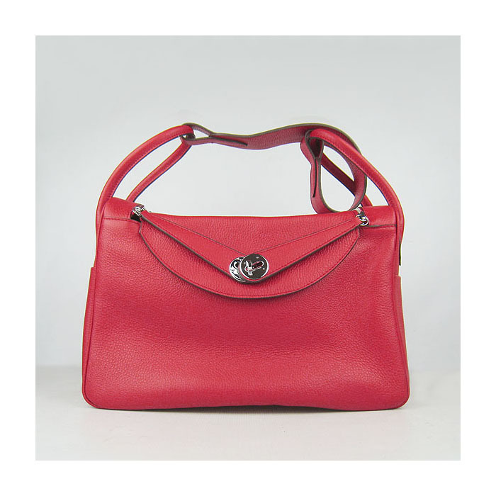 Hermes Lindy 34CM Shoulder Bag Red H1056