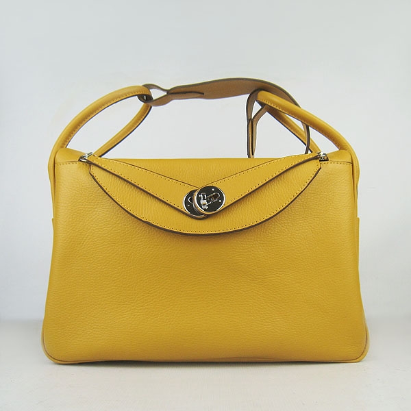 Hermes Lindy 34CM Shoulder Bag Yellow H1056