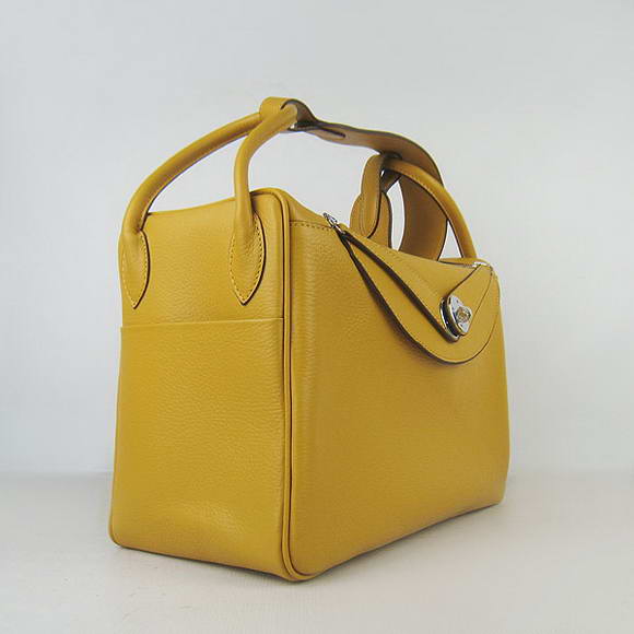 Hermes Lindy 34CM Shoulder Bag Yellow H1056