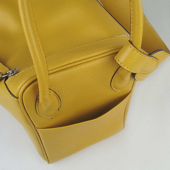 Hermes Lindy 34CM Shoulder Bag Yellow H1056