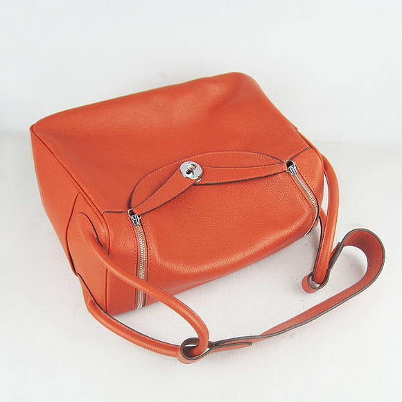 Hermes Lindy 34CM Shoulder Bag togo leather Orange H1056