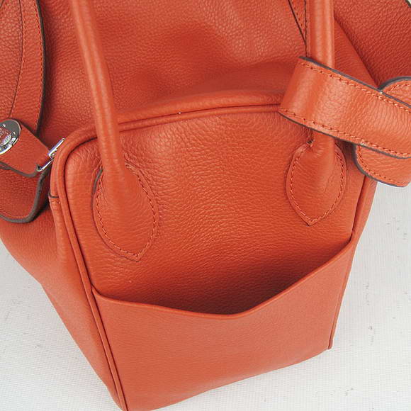 Hermes Lindy 34CM Shoulder Bag togo leather Orange H1056