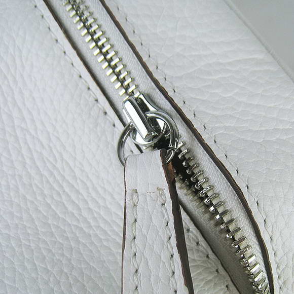 Hermes Lindy 34CM Shoulder Bag white H1056