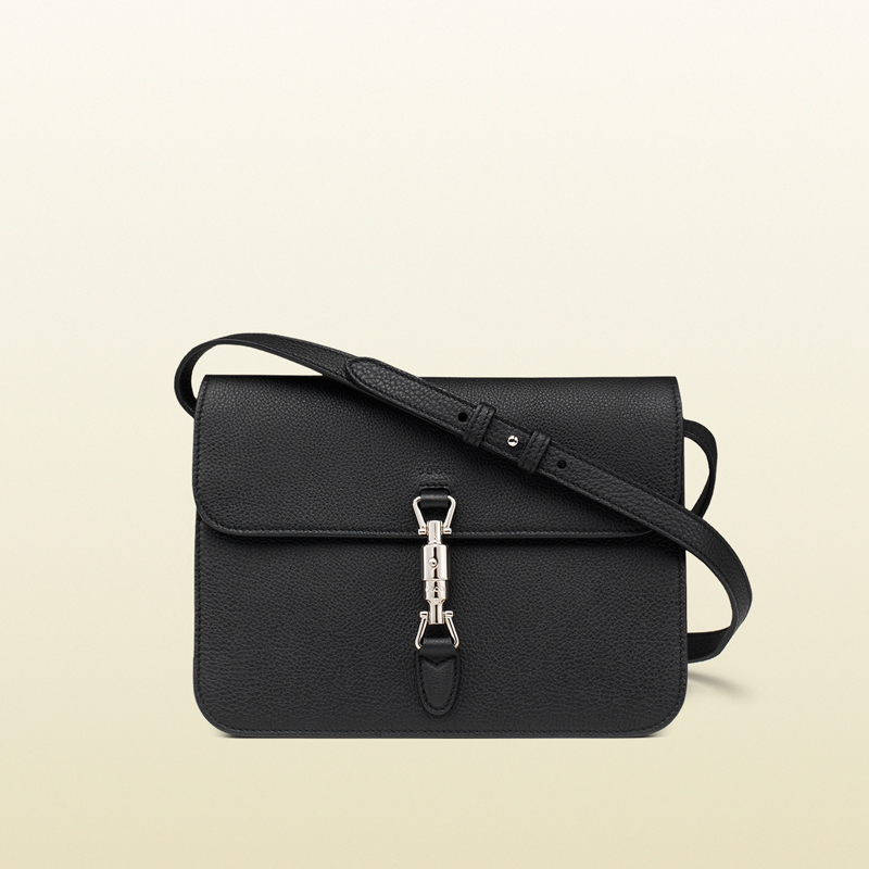 Jackie soft leather flap shoulder bag