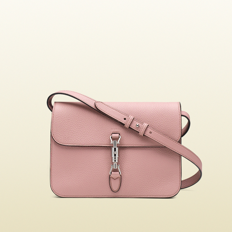 Jackie soft leather flap shoulder bag