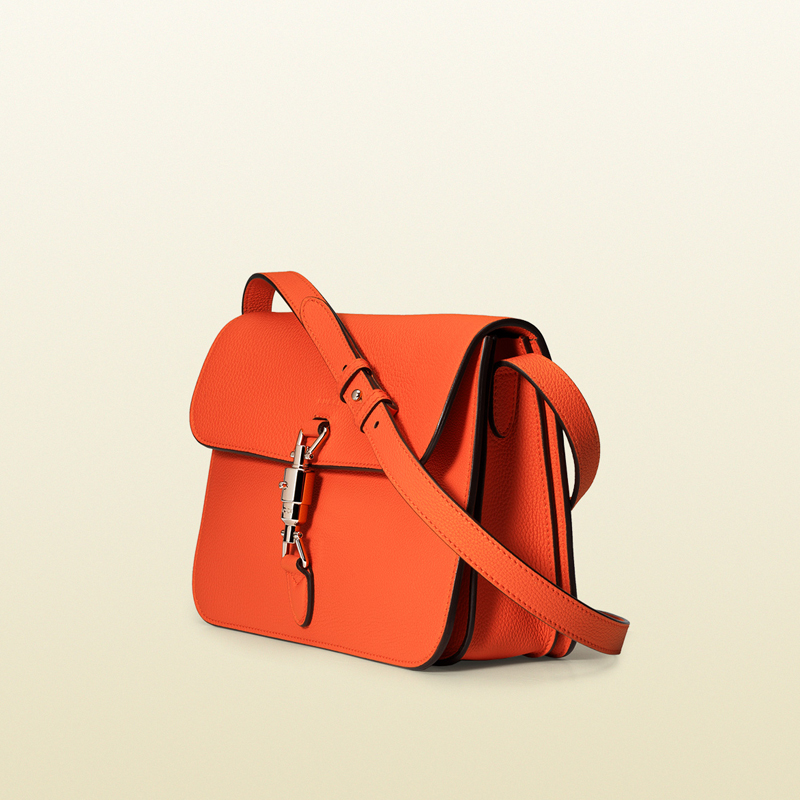 Jackie soft leather flap shoulder bag