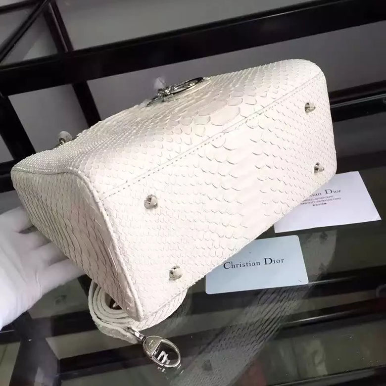 Lady Dior Bag Python leather D1655