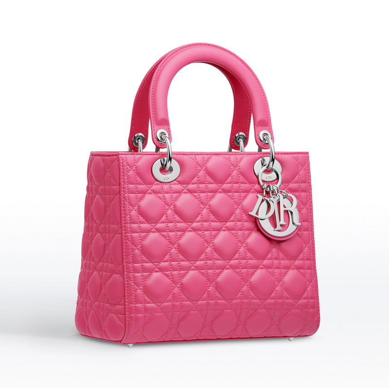 Lady Dior bag in Rose The lambskin