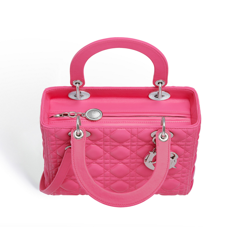 Lady Dior bag in Rose The lambskin