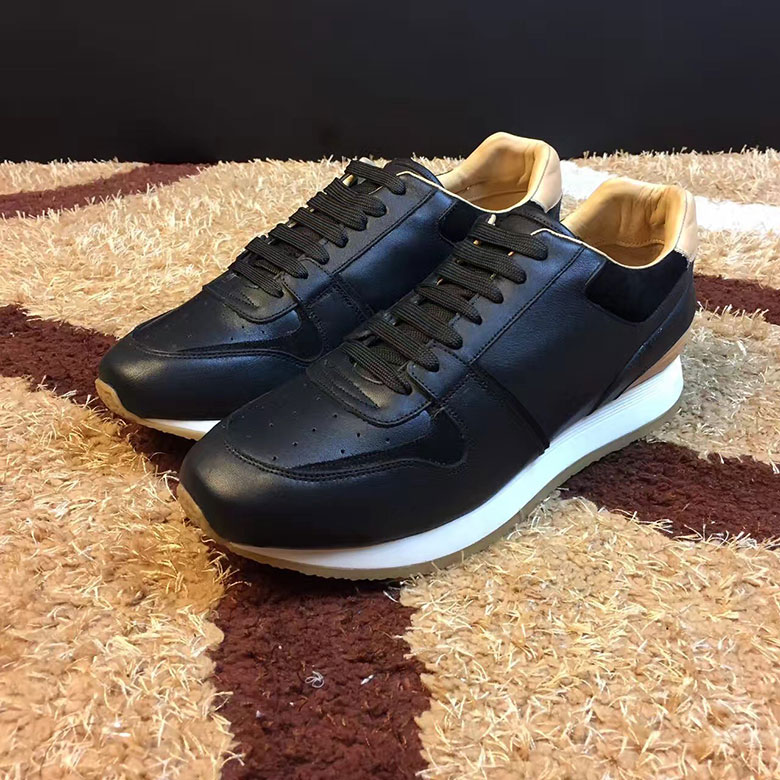 Louis Vuitton Black Abbesses Sneaker Calf Leather