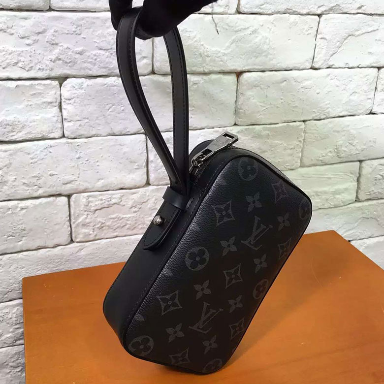 Louis Vuitton Box Clutch Monogram Eclipse M61872