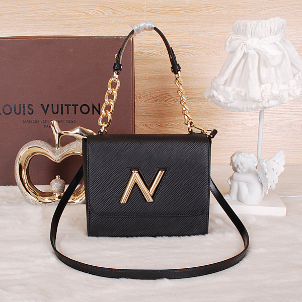 Louis Vuitton EPI Leather Twist Bag M48618 Black