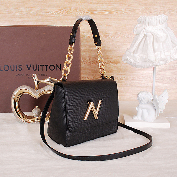 Louis Vuitton EPI Leather Twist Bag M48618 Black