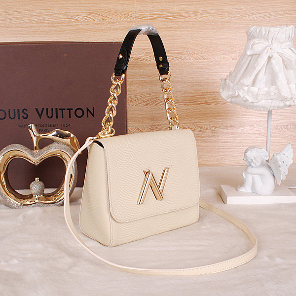 Louis Vuitton EPI Leather Twist Bag M48618 OffWhite