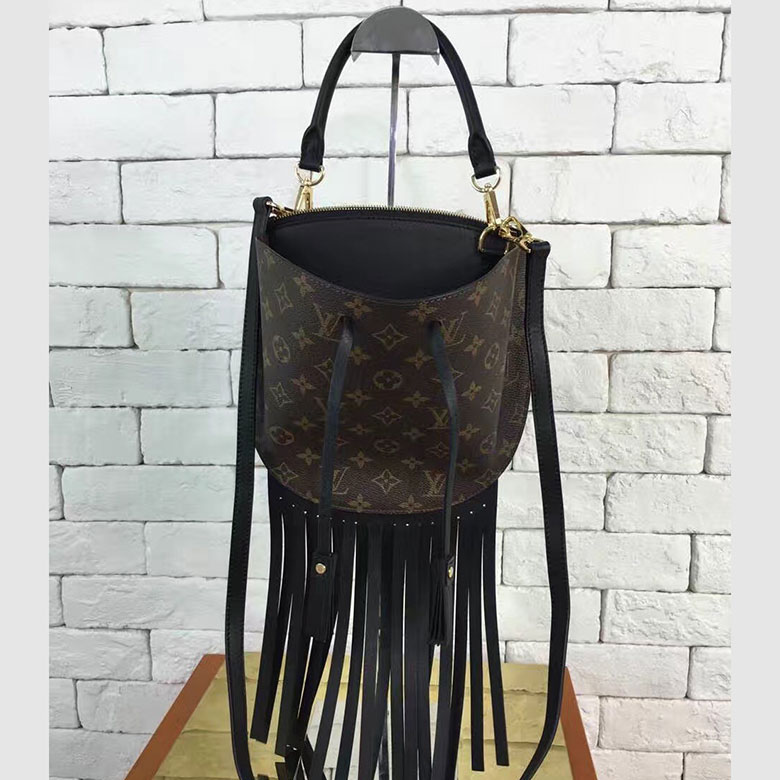 Louis Vuitton Fringed Noe Bag Monogram Canvas M43132