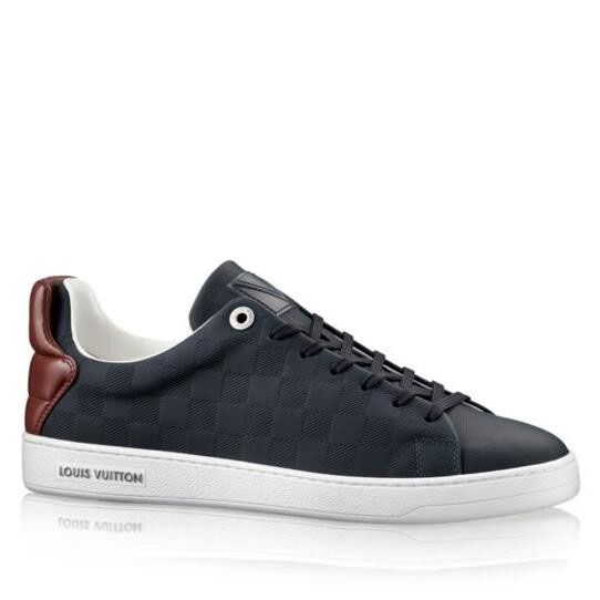 Louis Vuitton Frontrow Sneaker In Black Damier Calf Leather