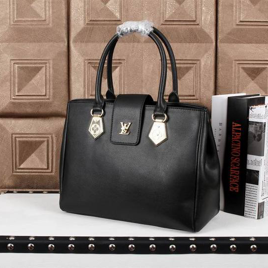 Louis Vuitton Lock Me MM Tote Bag M48966 Black