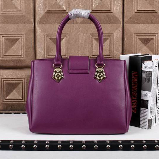 Louis Vuitton Lock Me MM Tote Bag M48966 Purple