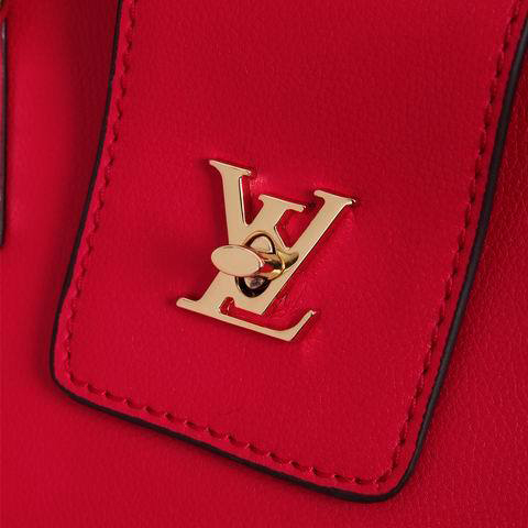 Louis Vuitton Lock Me MM Tote Bag M48966 Red