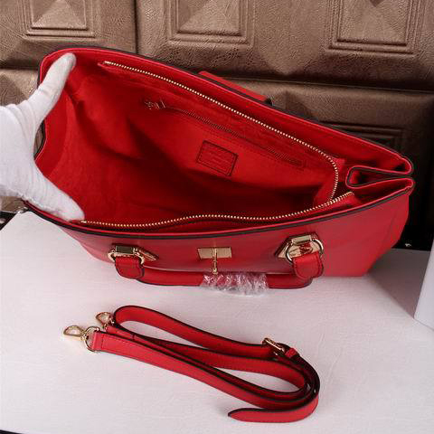 Louis Vuitton Lock Me MM Tote Bag M48966 Red