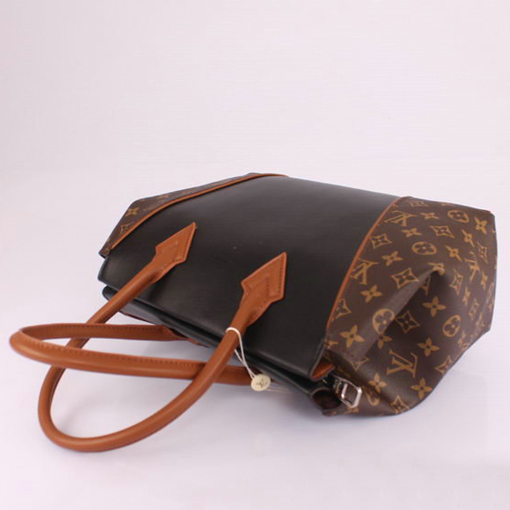 Louis Vuitton Monogram Canvas & Leather W PM M40941 Black