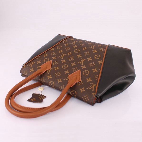 Louis Vuitton Monogram Canvas & Leather W PM M40941 Black