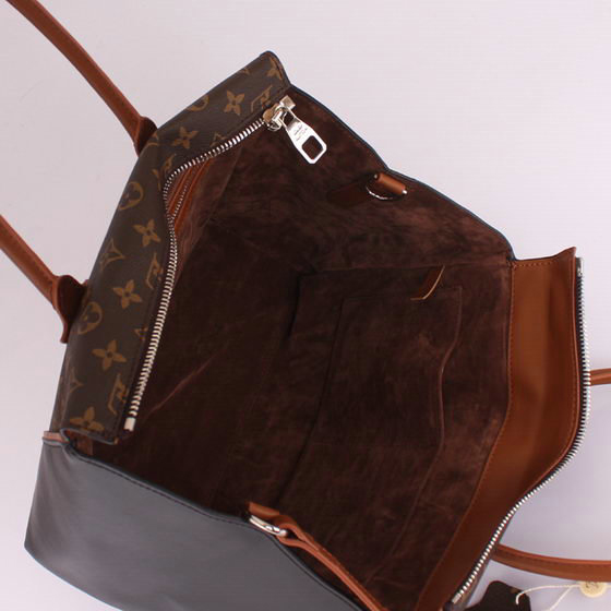 Louis Vuitton Monogram Canvas & Leather W PM M40941 Black