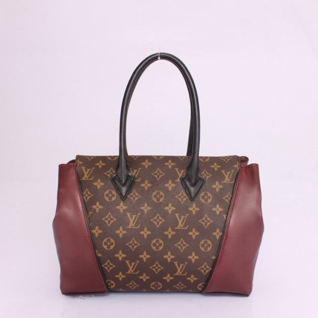 Louis Vuitton Monogram Canvas & Leather W PM M40941 Burgundy