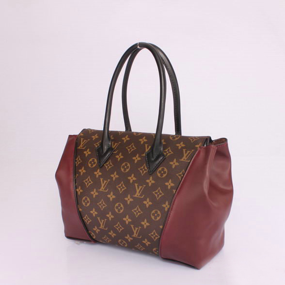 Louis Vuitton Monogram Canvas & Leather W PM M40941 Burgundy