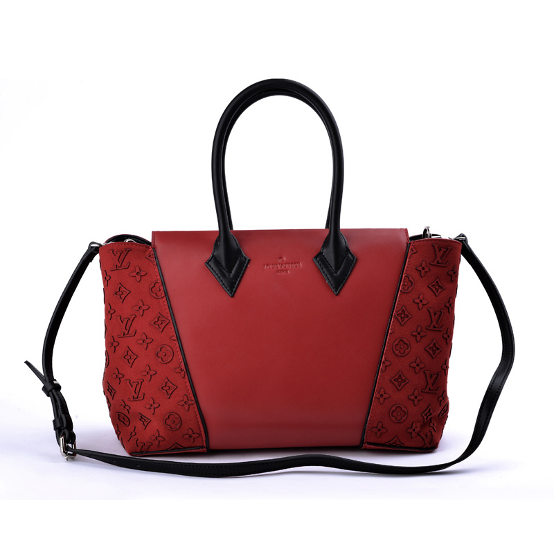 Louis Vuitton Monogram Canvas & Leather W PM M40941 Red