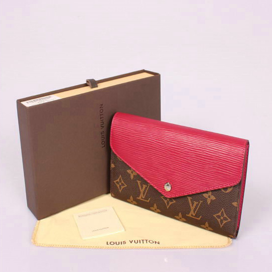 Louis Vuitton Monogram Canvas EPI Marie Lou Long Wallet Piment M60499 Rosy