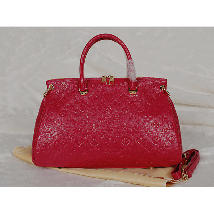 Louis Vuitton Monogram Empreinte Pallas M46908 Red