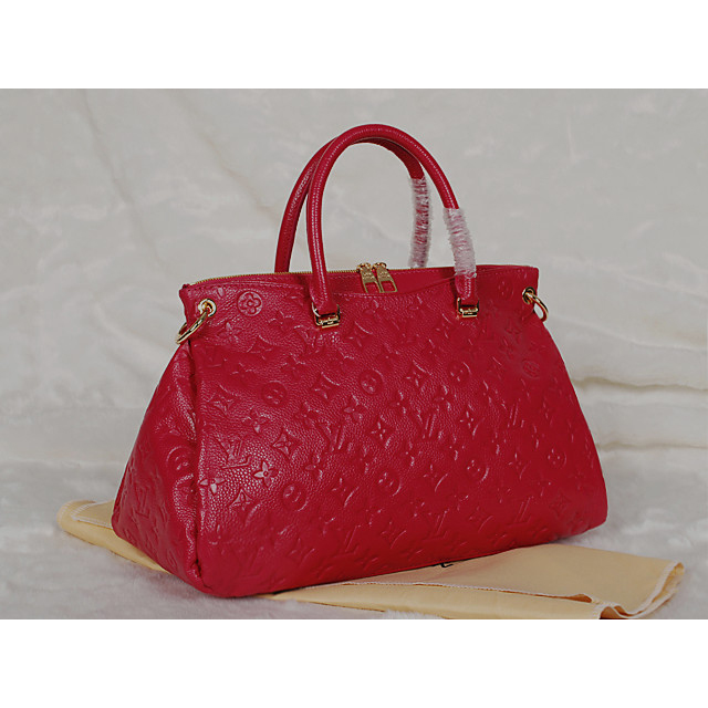 Louis Vuitton Monogram Empreinte Pallas M46908 Red