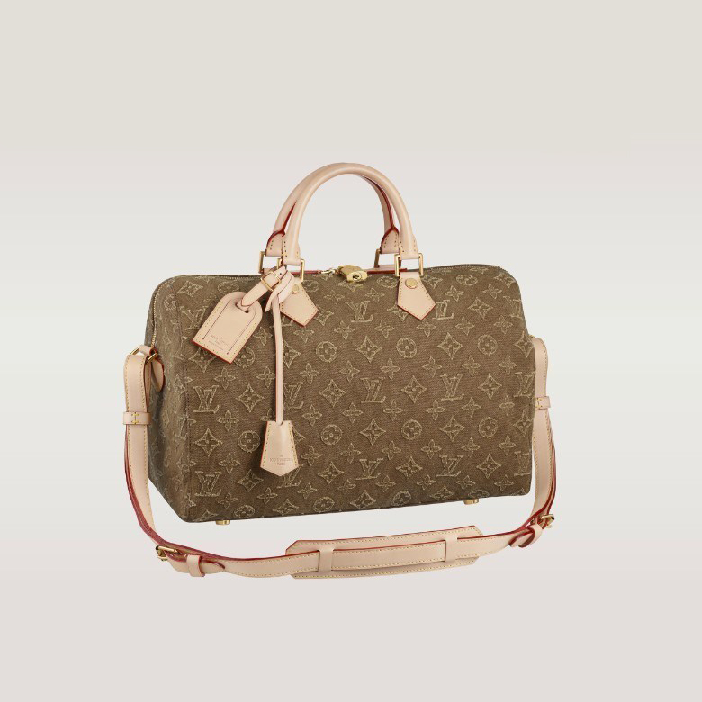 Louis Vuitton Monogram Stone Speedy 35 M40830