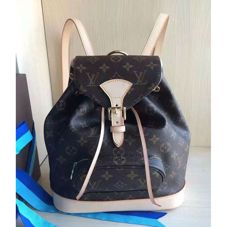 Louis Vuitton Montsouris MM Backpack Monogram M51136