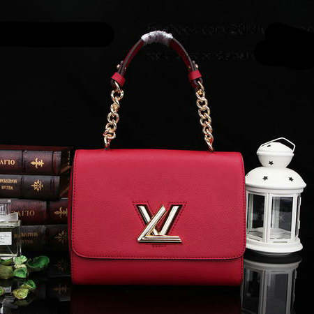 Louis Vuitton Original Leather Twist Bag M48618 Red