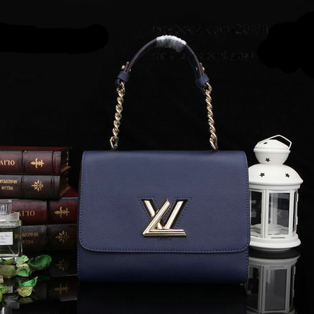 Louis Vuitton Original Leather Twist Bag M48618 Royal