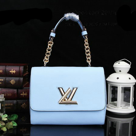 Louis Vuitton Original Leather Twist Bag M48618 SkyBlue