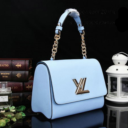 Louis Vuitton Original Leather Twist Bag M48618 SkyBlue