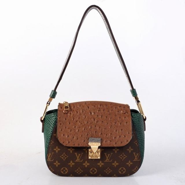 Louis Vuitton Precious Leather Majestueux Bag N91280 Green