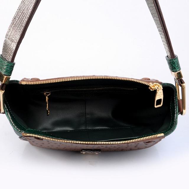 Louis Vuitton Precious Leather Majestueux Bag N91280 Green