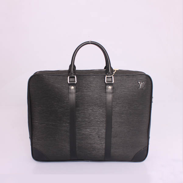 Louis Vuitton Taiga Leather Briefcase M32201 Black